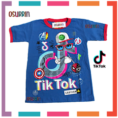 Remera Edición Especial TIK TOK algodón. T4 al 14. Avengers / Skate