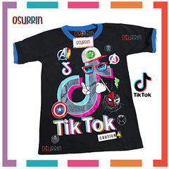 Remera Edición Especial TIK TOK algodón. T4 al 14. Avengers / Skate en internet