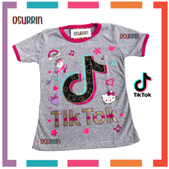 Remera Edición Especial TIK TOK algodón. T4 al 14. Unicornio / LOL / Emojo - tienda online