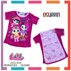 Remera con capa Stitch, Lilo y Angela - OSURRIN