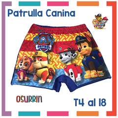 Zunga Traje de Baño Short Malla Mario Bros Minecraft Fortnite Marshmelllo Paw Patrol Patrulla Canina en internet