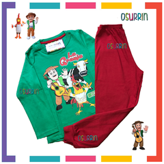 Pijama LA GRANJA DE ZENON 100% algodón peinado premium. T4 al 14. - comprar online