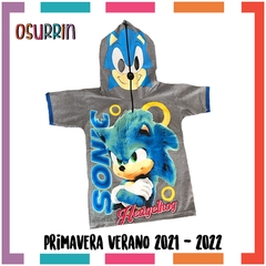 Remera m/c SONIC de algodón con MASCARA estampada. T4 al 14. - tienda online