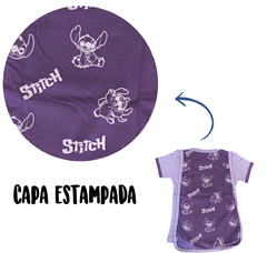 Remera con capa Stitch, Lilo y Angela en internet