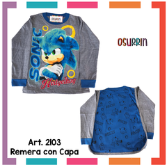 Remeras de algodón con CAPA estampa PERSONAJES. T4 al 12. - comprar online