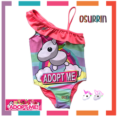 Malla Lycra Premium Full Print con Volados Unicornio Adopt Me - comprar online