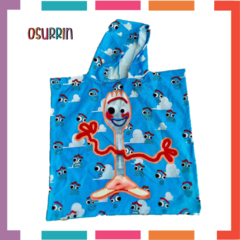 Poncho de Toalla - Salida de Baño LOL - Unicornio - Forky - Hombre Araña (copia)