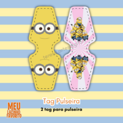 KIT DIGITAL TAG PULSEIRA MINIONS - PRODUTO NÃO FÍSICO