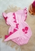 Body Dinossauro Rosa com Cauda - comprar online