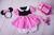 Fantasia Vestido Infantil Minnie Com Arco e Short - loja online