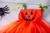 Vestido infantil abóbora - loja online