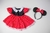 Fantasia Vestido Infantil Minnie