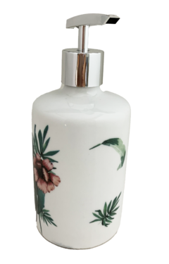 Dispenser Floral Tropical para Álcool Gel ou Sabonete Líquido - comprar online