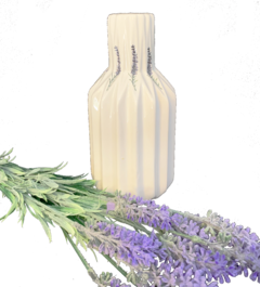 Vaso Plissado Lavanda + Flor - comprar online