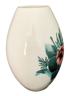 Vaso Oval Floral Tropical - comprar online