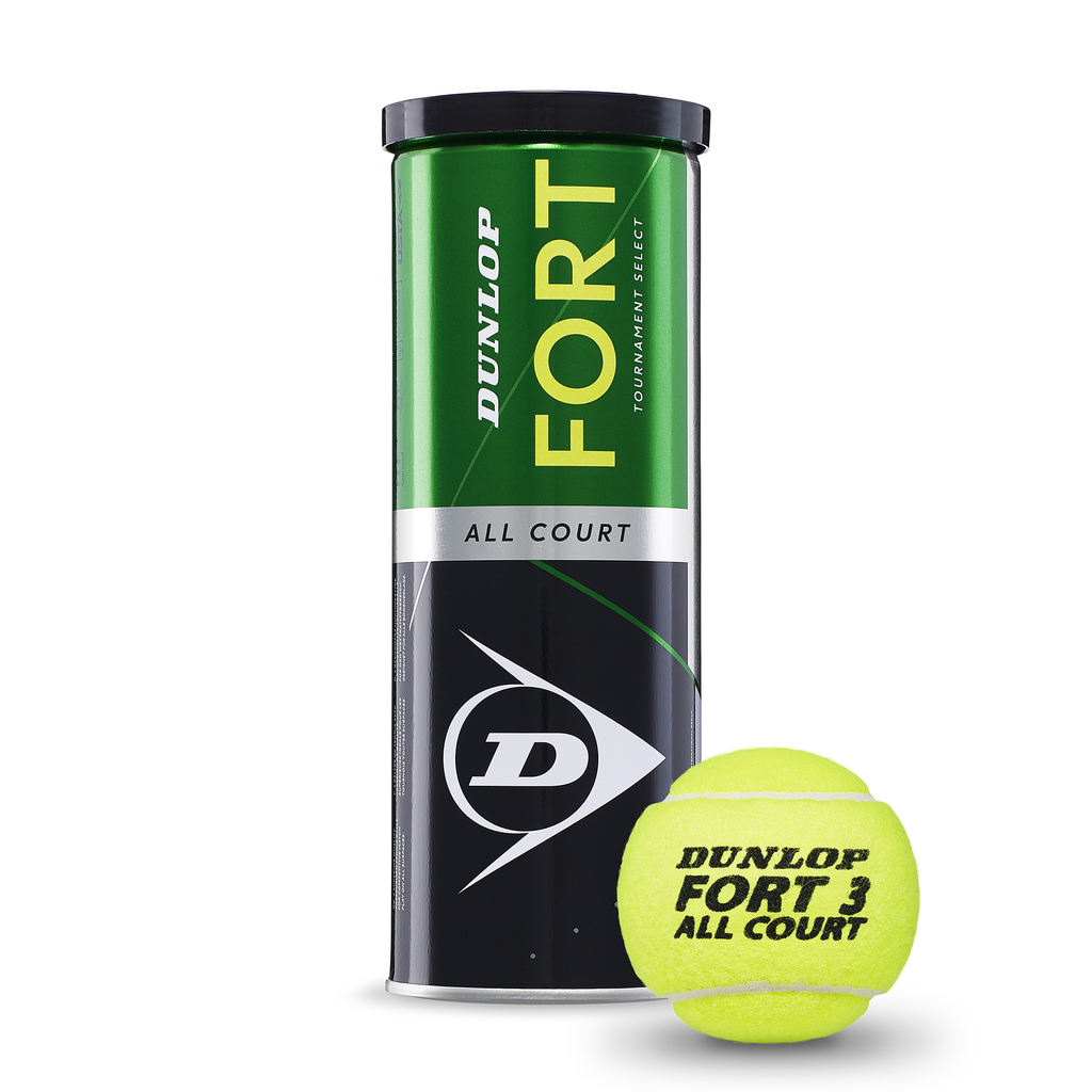 Pelotas Tenis Dunlop Fort - Tubo x3