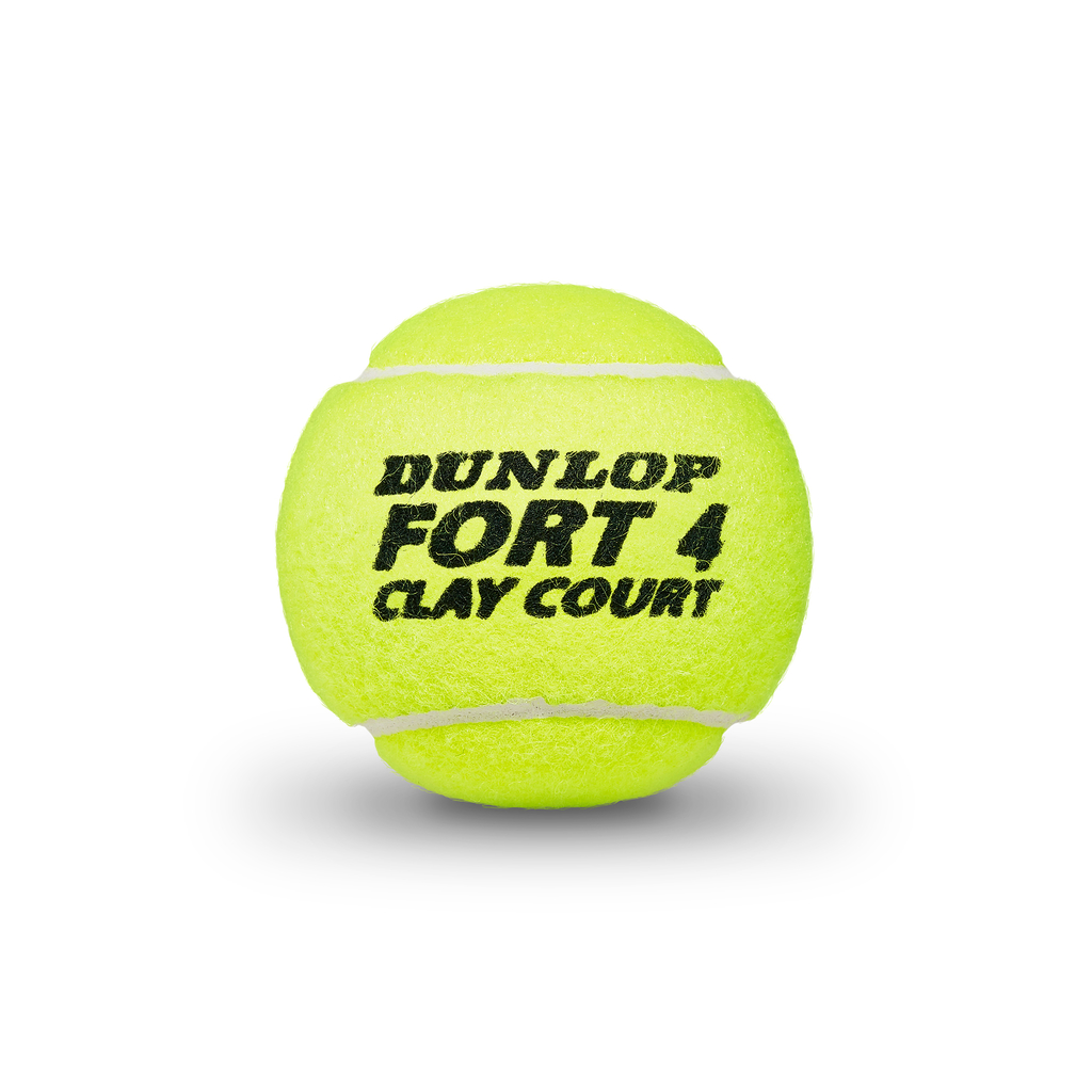 Pelotas de Tenis Dunlop Fort Clay Court - Tubo x4