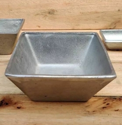 Bowl cuadrado aluminio