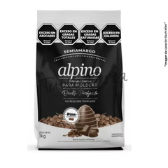 Chocolate Alpino Lodiser Pins Sabor Semiamargo X 1 Kg