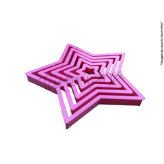 Cortante marcador plastico estrellas x 5 - comprar online