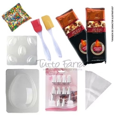 Pascua Combo N° 3 Alpino Moldes Picos Mangas Espatula y Pincel