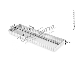 Pastafrola Rectangular Desfondable 35X10Cm