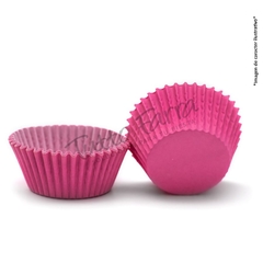 Pirotin Cupcake N 10 Liso Rosa X 25 Unidades (Aprox)