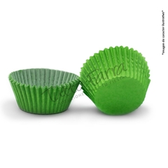 Pirotin Cupcake N 10 Liso Verde x 25 Unidades (Aprox)
