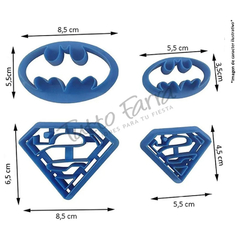 Set Cortante X 4 Batman Superman