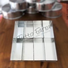 Set De Mini Torta Rectangular 6x12cm x 8 unidades - comprar online