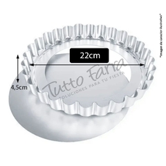 Tarta Hojalata Desfondable N 1 22 Cm