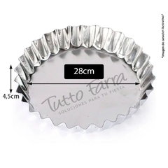 Tarta Hojalata Fija N 4 28 Cm