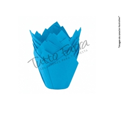 Tulipas De Papel Celeste (Mpack) X50