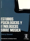 Estudios Psicologicos y etnologicos sobre la musica - comprar online