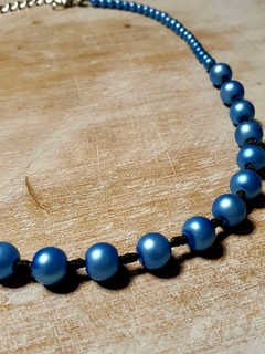 Collar Perlas Azules - comprar online