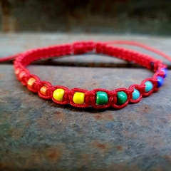 Pulsera chakras Roja