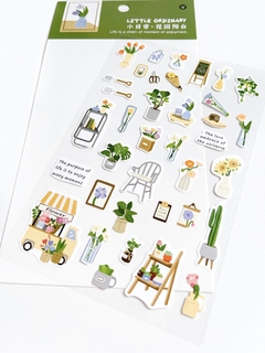 Cartela de Adesivos Enjoy plants - Life Paper