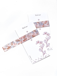 Washi tape Flores bronze (metro) - comprar online