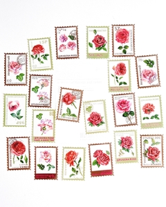 Adesivos selos transparentes rosas (40 un) na internet