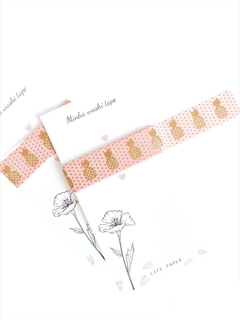 Washi tape abacaxi pink (metro) - comprar online