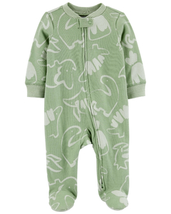 CARTER´S OSITO PIJAMA ALGODON CIERRE "DINOSAURIOS"