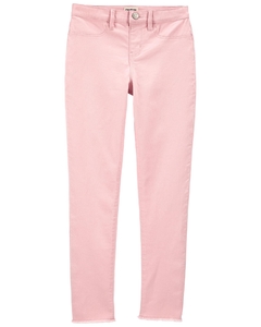 OSHKOSH PANTALON GABARDINA ELASTIZADO ROSA