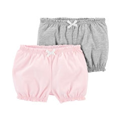 CARTER´S PACK 2 SHORTS "ROSA Y GRIS"