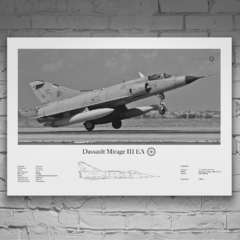 Lámina infográfica Mirage III