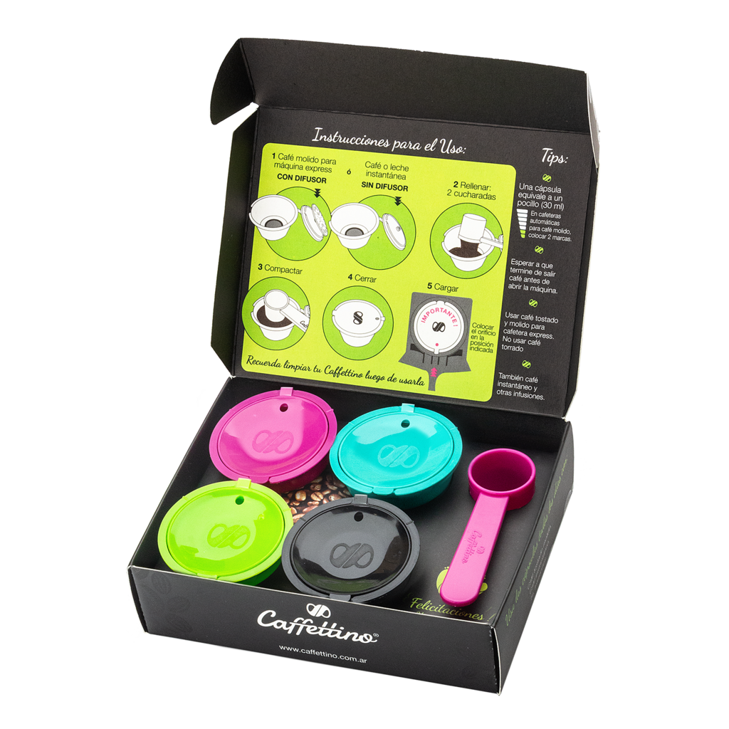 CAPSULAS RECARGABLES REUTILIZABLES RELLENABLES PARA CAFETERAS DOLCE GUSTO