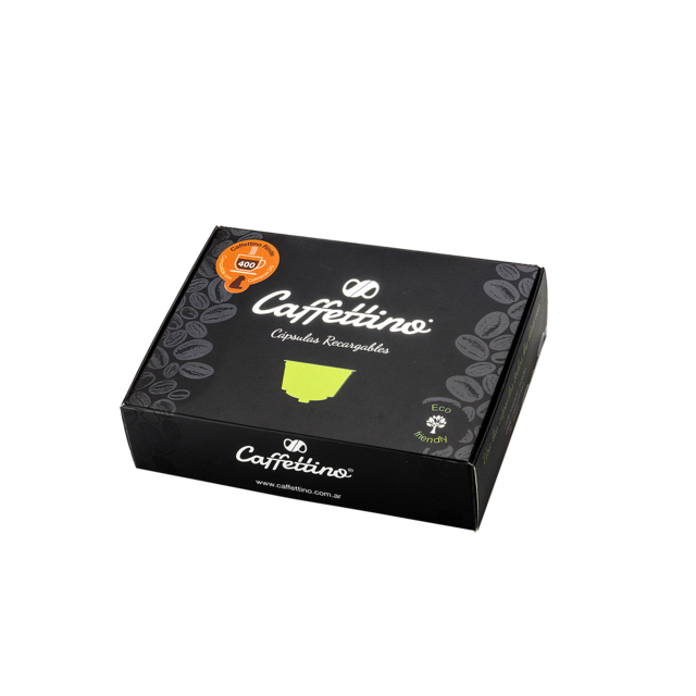 Caja x4 Capsulas recargables Dolce Gusto + Cuchara - Caffettino