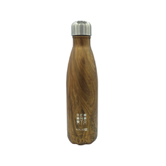 GARRAFA TÉRMICA GREY KOUDA INOX 500ML WOOD