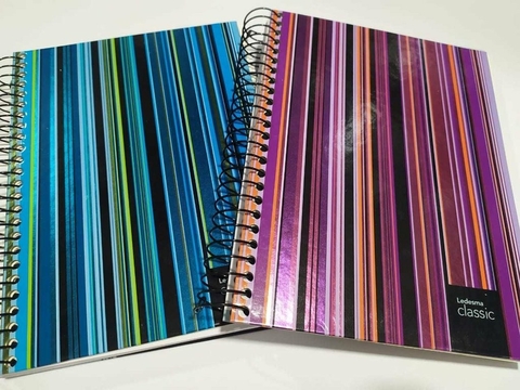 Cuaderno Ledesma Classic Metalizado 16x21