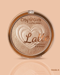 Iluminador e Bronzer Latte City Girls - comprar online