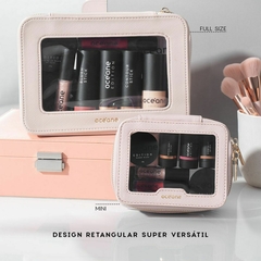 Mini Nécessaire Nude com Transparência - Crystal Case - comprar online